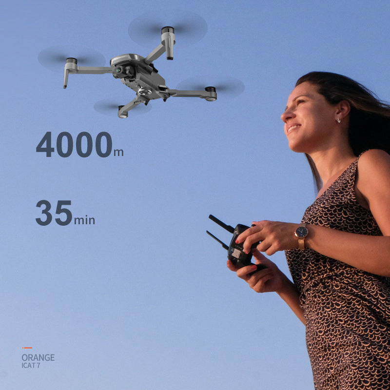 Dron GPS plegable con cámara HD y gimbal, fácil de almacenar