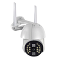 Cámara de seguridad inalámbrica Wi-Fi HD 1080P con visión de 360° para exteriores