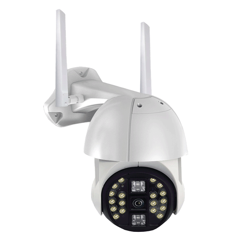 Cámara de seguridad inalámbrica Wi-Fi HD 1080P con visión de 360° para exteriores
