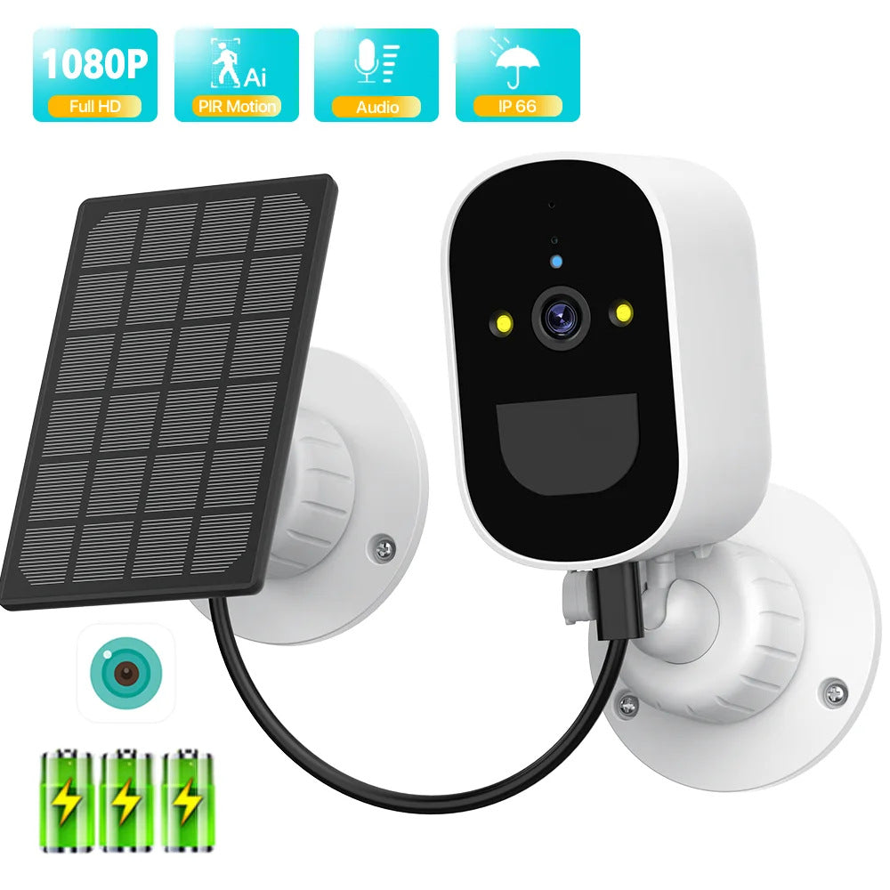 Cámara solar de bajo consumo para monitoreo del hogar