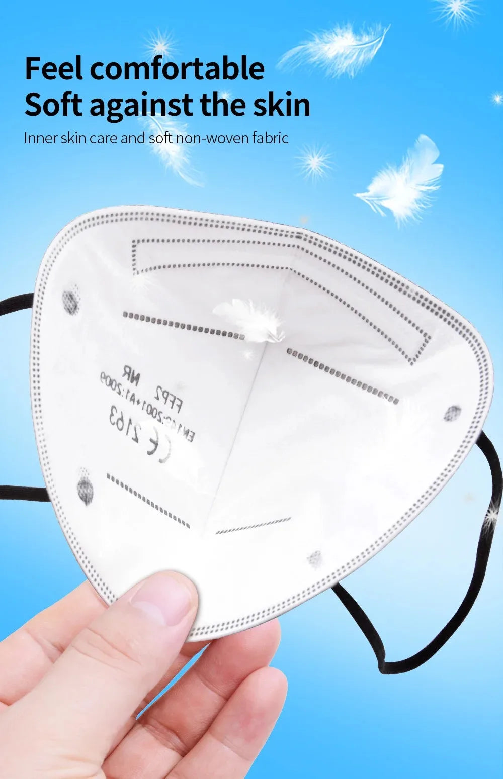 FFP2 Face Masks Masques CE KN95 Face Mask Filter 5Layers Adult kn95 Mascarillas Quirurgicas Homologadas Reusable FFP2 Face Mask