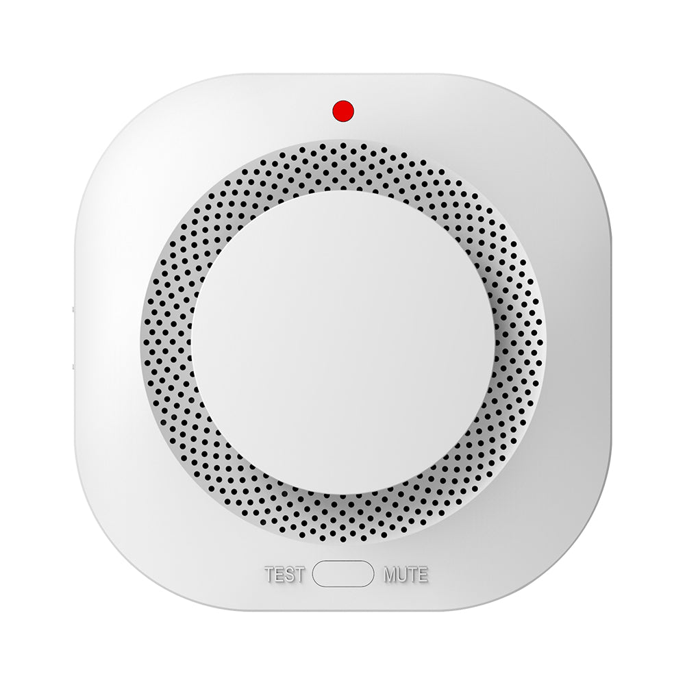 Detector de Humo Inalámbrico Fotoeléctrico Inteligente, Alarma de Incendio para el Hogar con Sensor de Humo de Alta Sensibilidad.