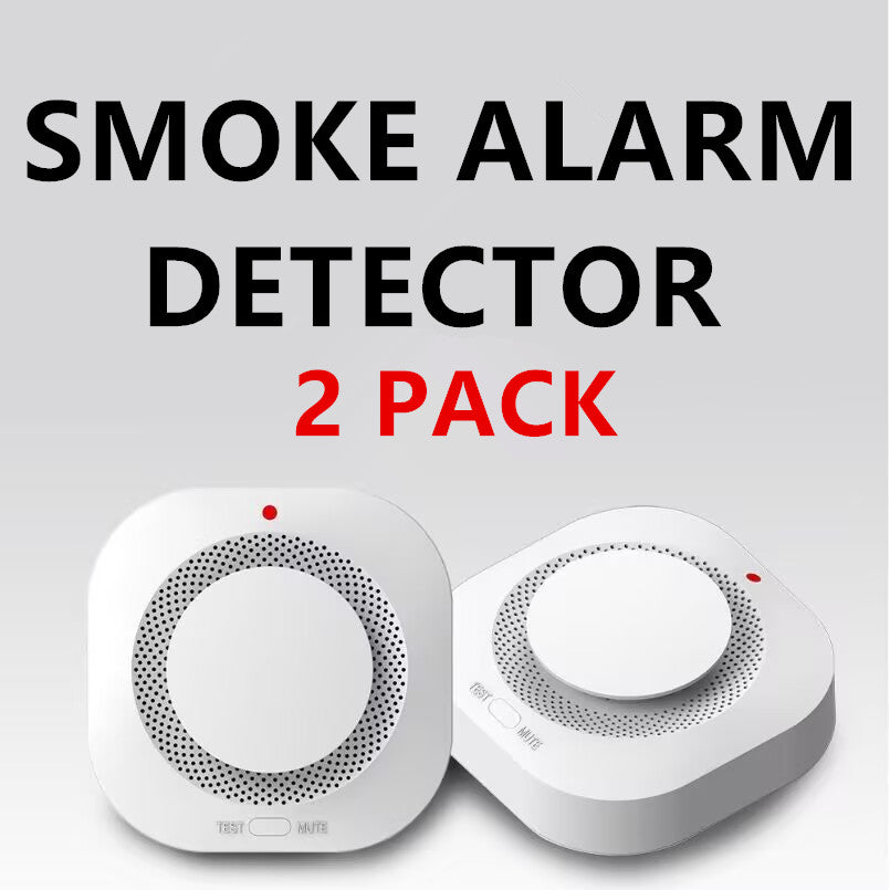 Detector de Humo Inalámbrico Fotoeléctrico Inteligente, Alarma de Incendio para el Hogar con Sensor de Humo de Alta Sensibilidad.