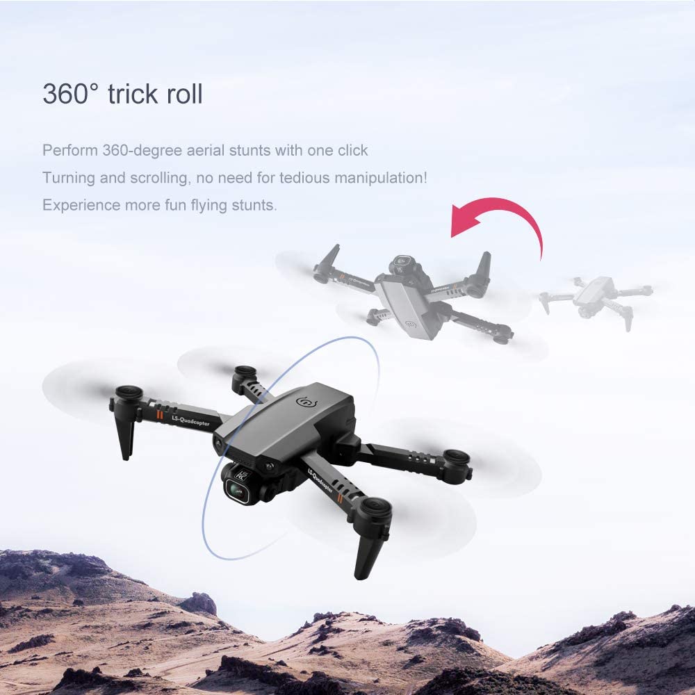 Mini dron con cámara HD para fotografía aérea